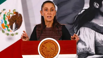 Sheinbaum durante su conferencia matutina, donde habló sobre los centros de datos, el consumo de energía y agua y la infraestructura eléctrica.