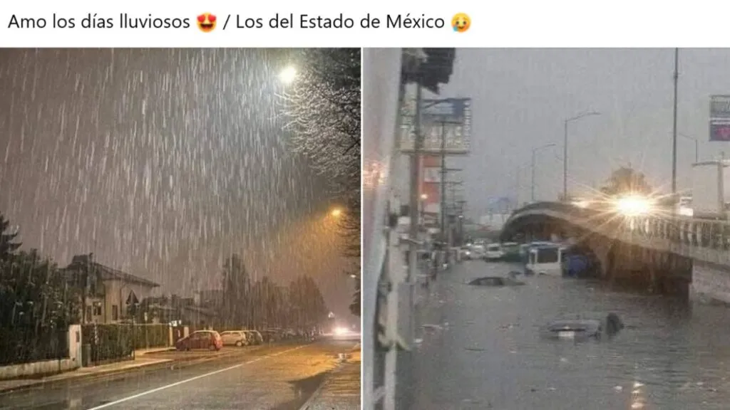 Edomex: Los mejores memes de las inundaciones por lluvias