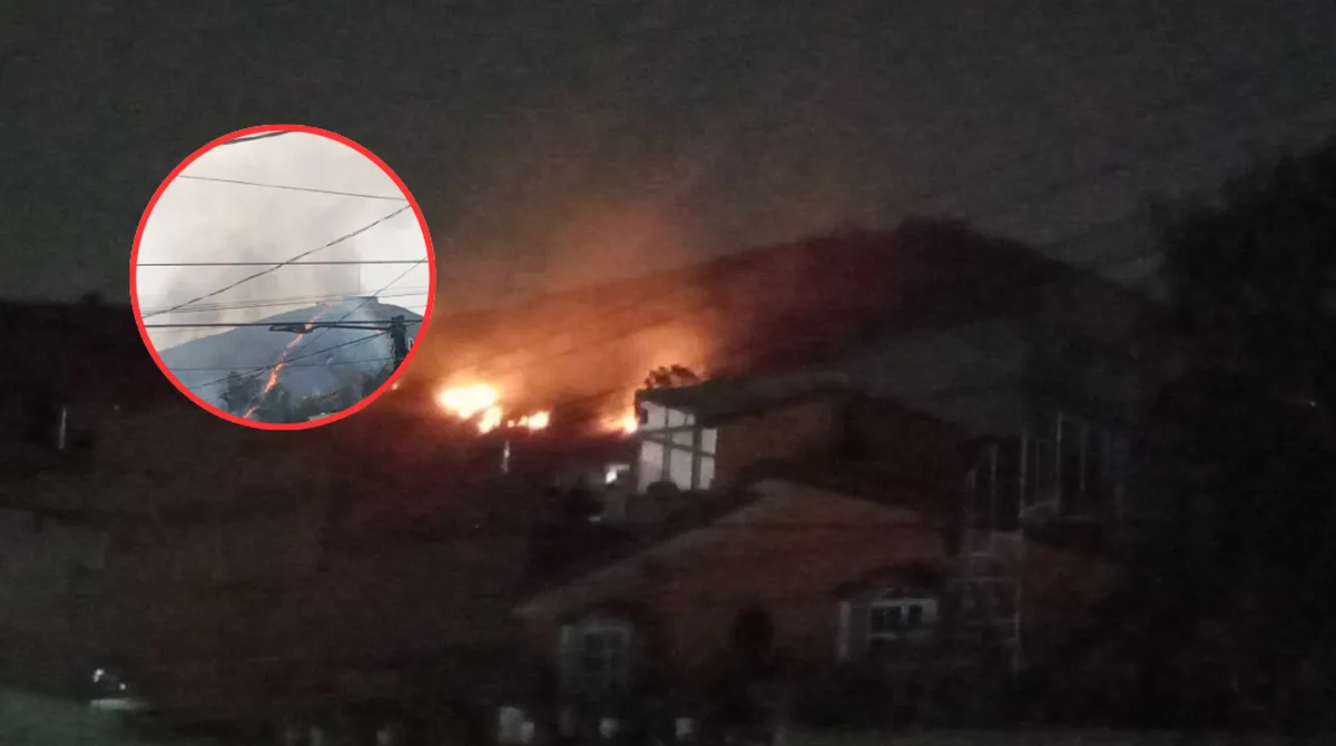 Alerta en Tultitlán: Incendio forestal consume zona de la Sierra de Guadalupe