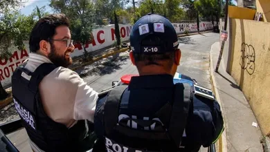 Tres sujetos vestidos de negro y presuntamente armados intentaron perpetrar un acto delictivo en la zona