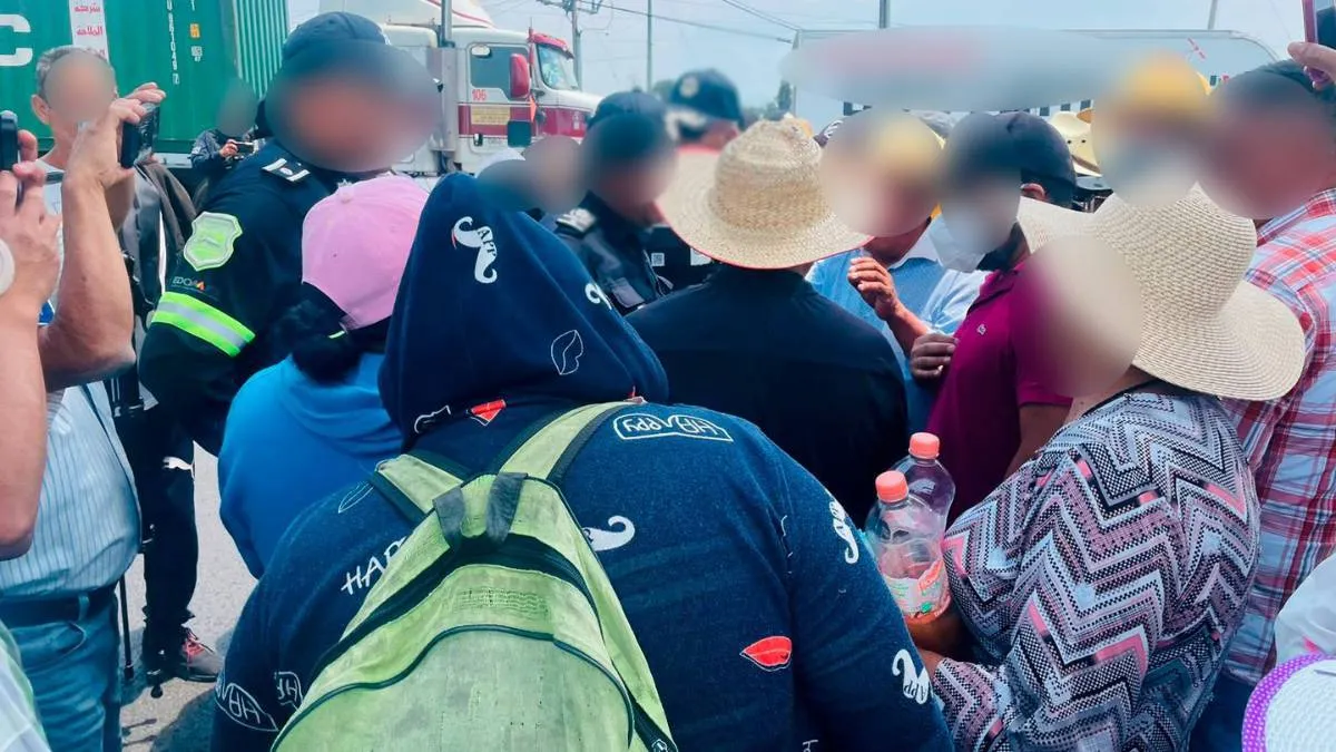 Mantiene presencia SSEM sobre la carretera Toluca-México ante bloqueo