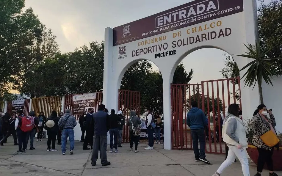 Poca afluencia en Centros Regionales de Vacunación Covid-19 de Chalco y Neza