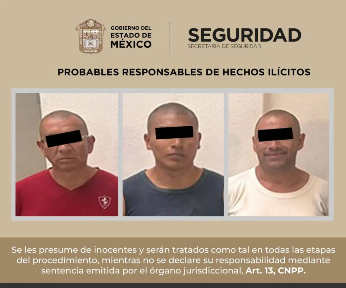 Ecatepec: Rescatan a mujer secuestrada y detienen a tres presuntos responsables