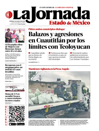 La Jornada Edomex | 03 de agosto de 2025