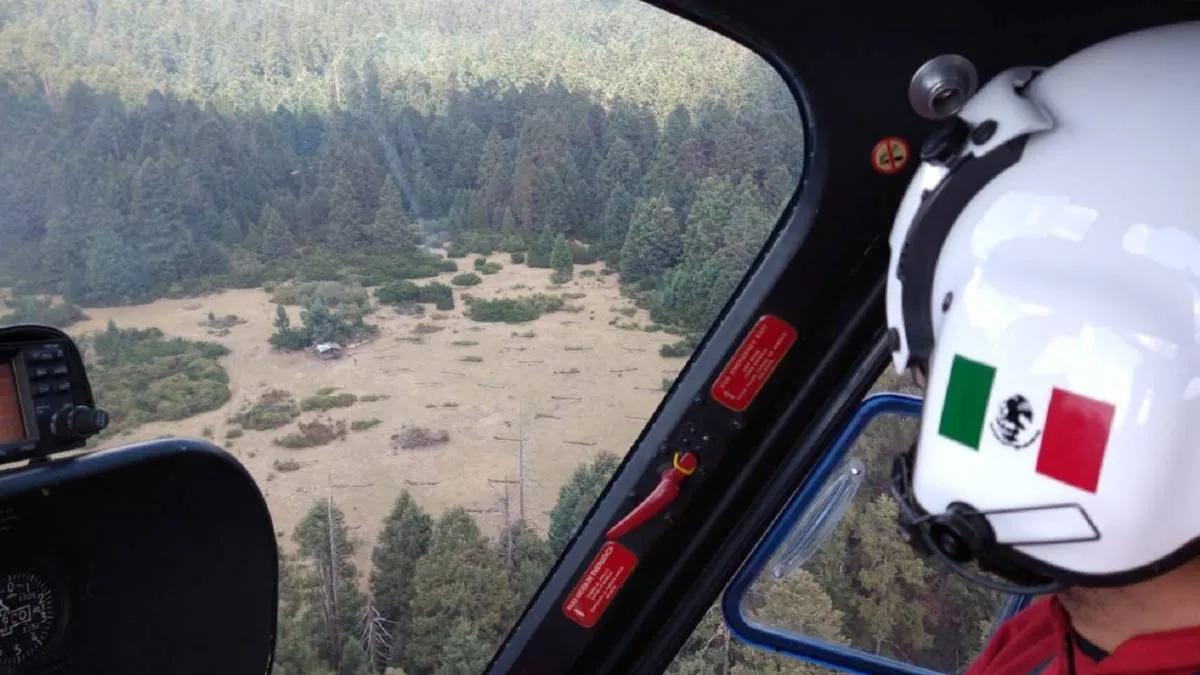 Grupo de Rescate Aéreo “Relámpagos” auxilia a dos turistas extraviados