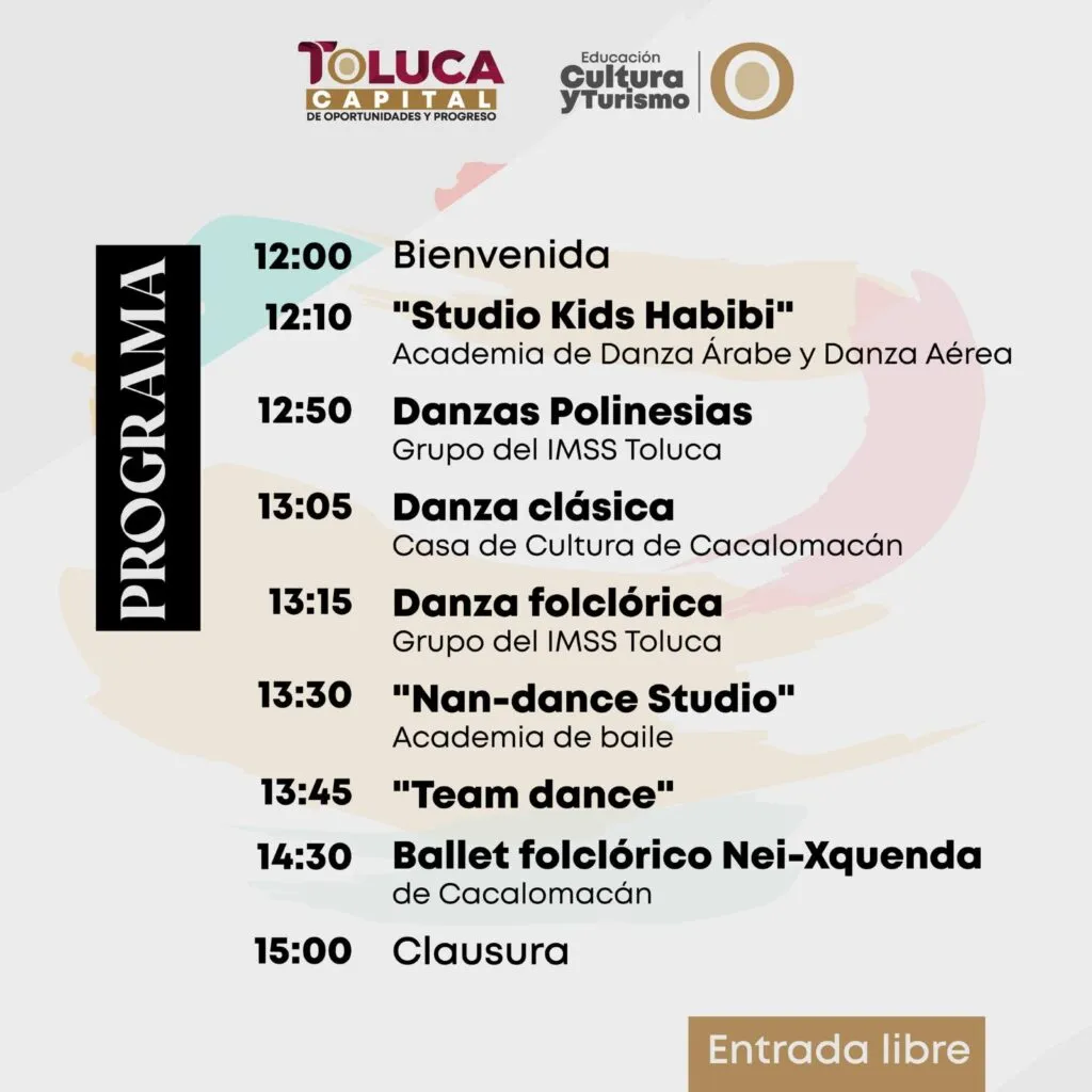 Festival por Día Internacional de la Danza en Toluca