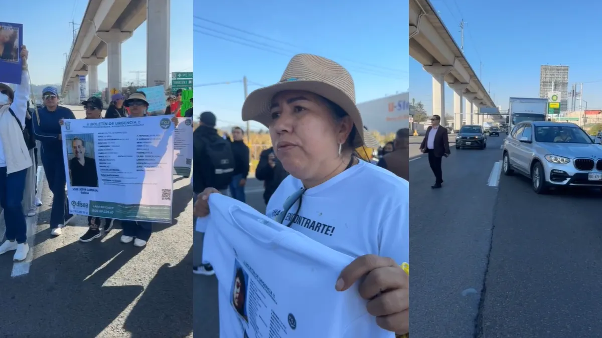 Familias de desaparecidos bloquean la México-Toluca