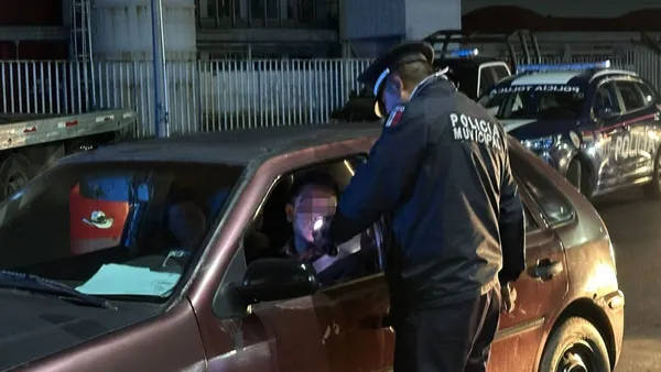 Programa Conduce sin alcohol en Toluca logra detener a presunto ladrón de motocicletas