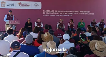 Rescate del Lago Xico, para abastecer y evitar inundaciones: Delfina Gómez
