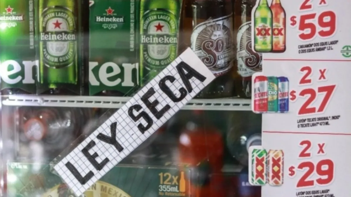 Varias colonias de CDMX suspenderán la venta de alcohol el 11 y 12 de diciembre por la celebración de la Virgen de Guadalupe.