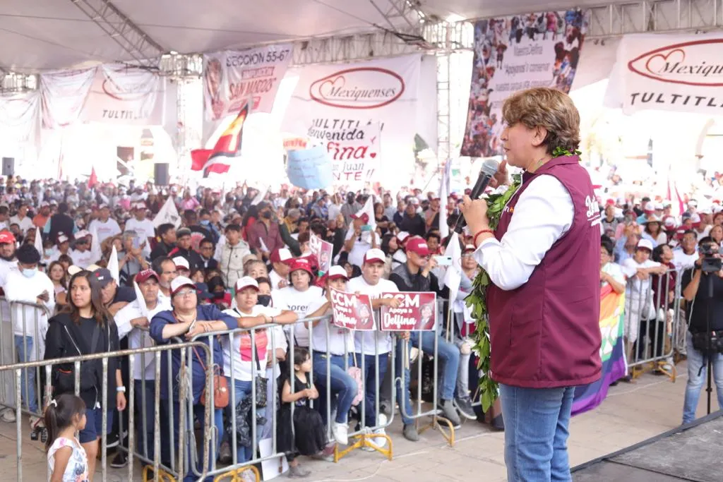 Delfina Gómez llama a votar y a defender las casillas