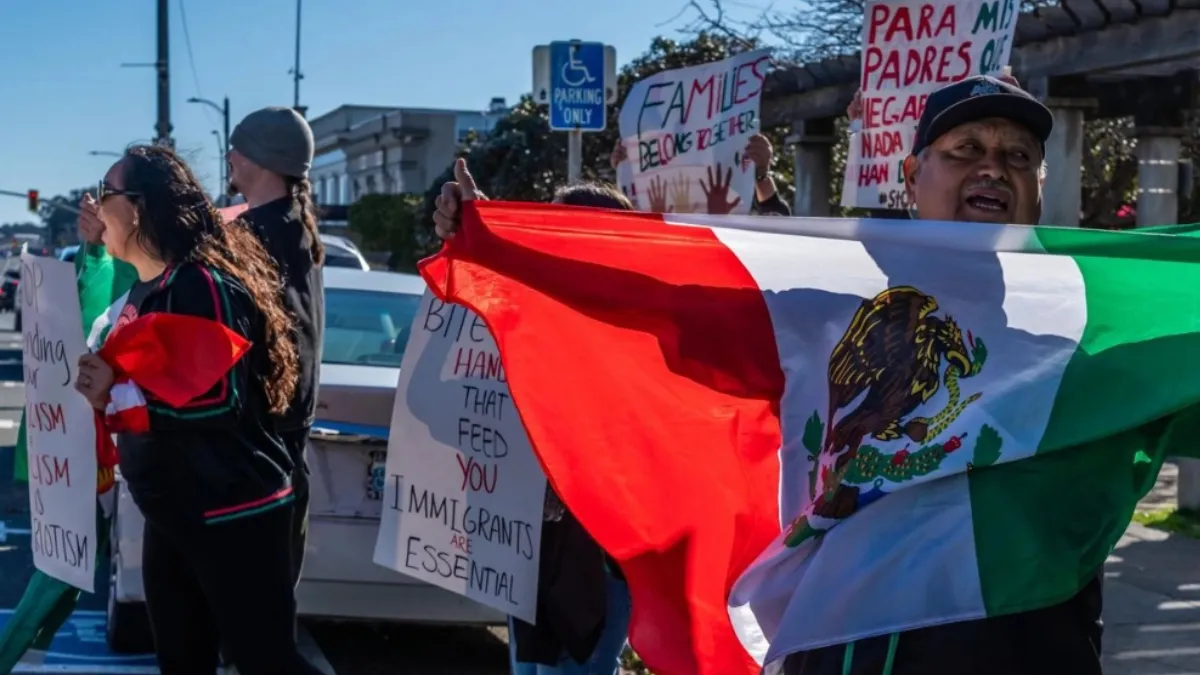 Claudia Sheinbaum reiteró su rechazo a las redadas migratorias en Estados Unidos.