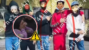 El desgarrador video muestra a una joven llorando a su novio asesinado en una balacera en la GAM.