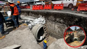 En La Paz aceleran obras para concluir colectores ante pronósticos de lluvias
