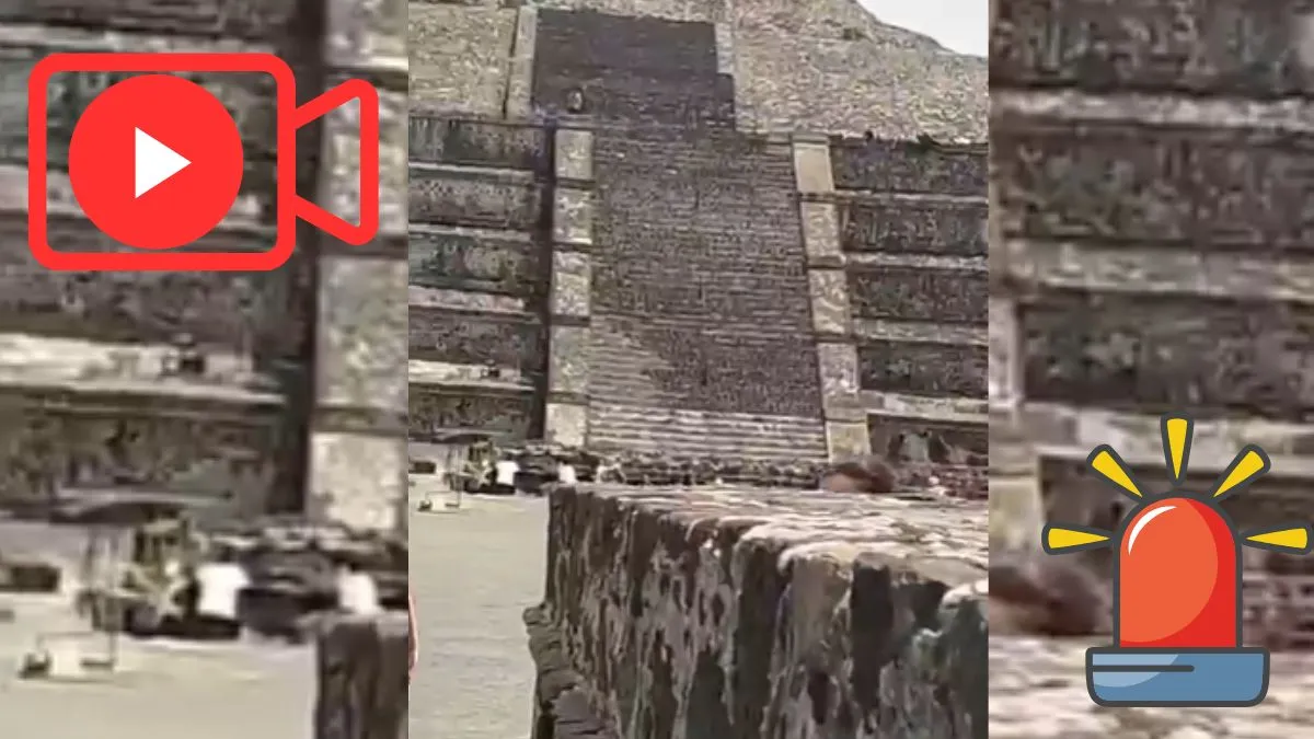 Balacera en Teotihuacán: Así fue el momento exacto en que los turistas presenciaron los disparos en la zona arqueológica [VIDEOS]