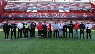 operativo de seguridad para el Diablos vs Tuzos