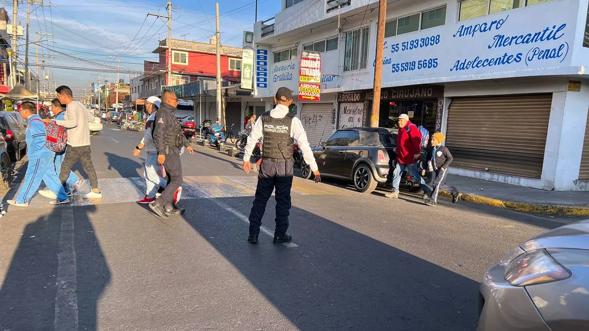 Implementan Operativo “Escuela Segura” en Chimalhuacán