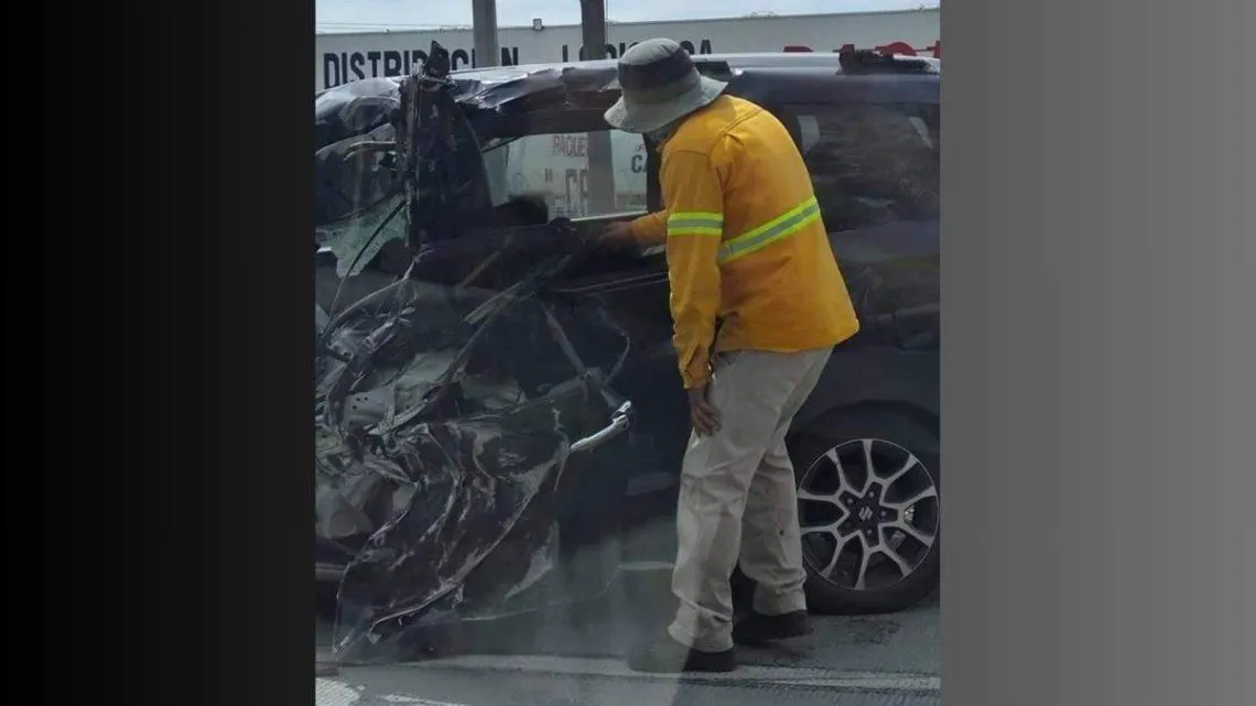 Tepotzotlán: Muere hombre prensado en choque en la México- Querétaro