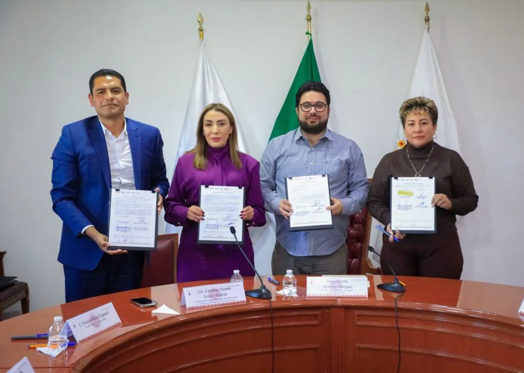 Suscribe gobierno de Naucalpan convenio de coordinación con INVAEMEX
