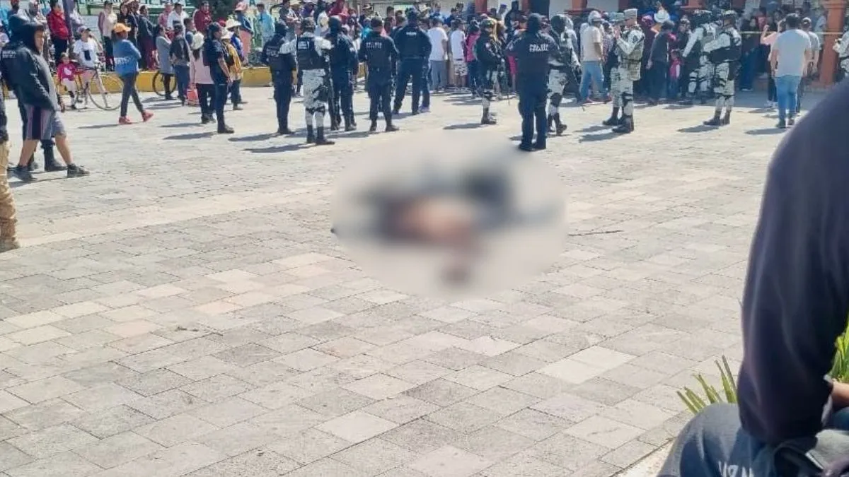 Habitantes de Nativitas, Tlaxcala, linchan a hombre por tratar de robar a una niña de 10 años