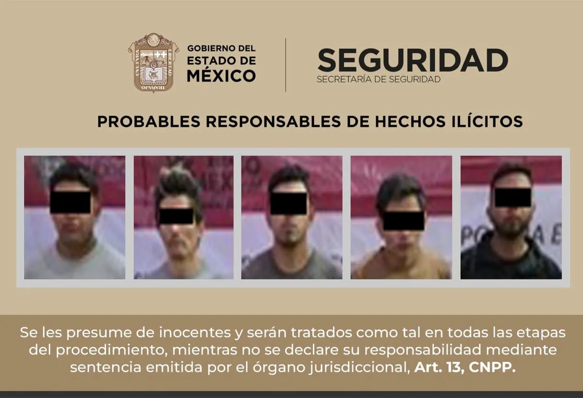 Durante la intervención se aseguró un automóvil y tres motocicletas, posiblemente vinculadas con los hechos.