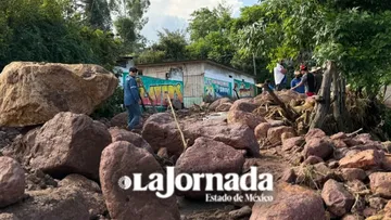 Tromba en Temascaltepec deja 22 casas dañadas; cuatro fueron desalojadas