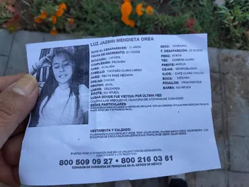 #JusticiaParaJazmín: Habitantes se manifestaron por la desaparición de la joven en Atizapán