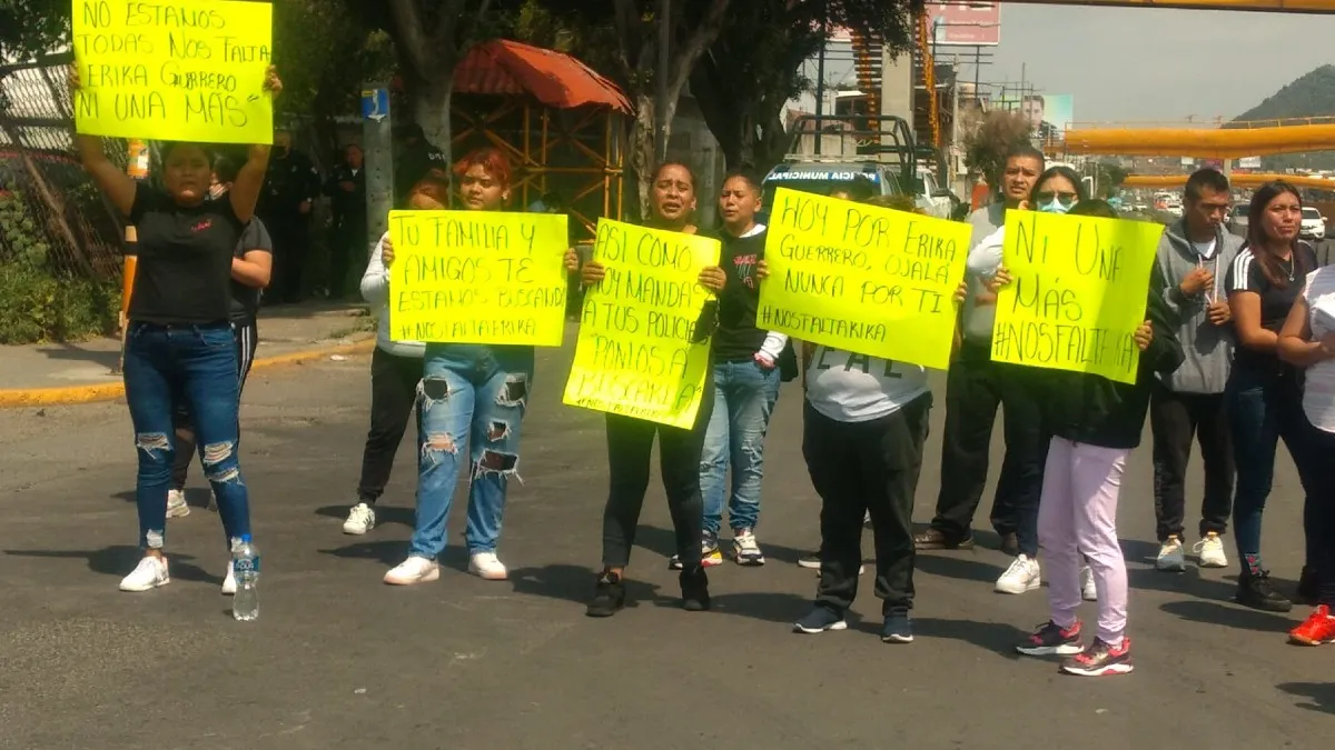 La México-Puebla es bloqueada para exigir la búsqueda de Erika Yuleimy