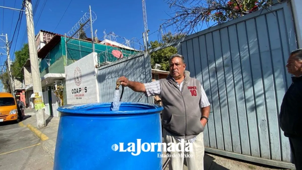 Chimalhuacán: cierran el año con escasez agua
