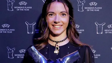 Foto de Aitana Bonmatí, jugadora del año de la UEFA, que se pronunció a favor de Jenni Hermoso.