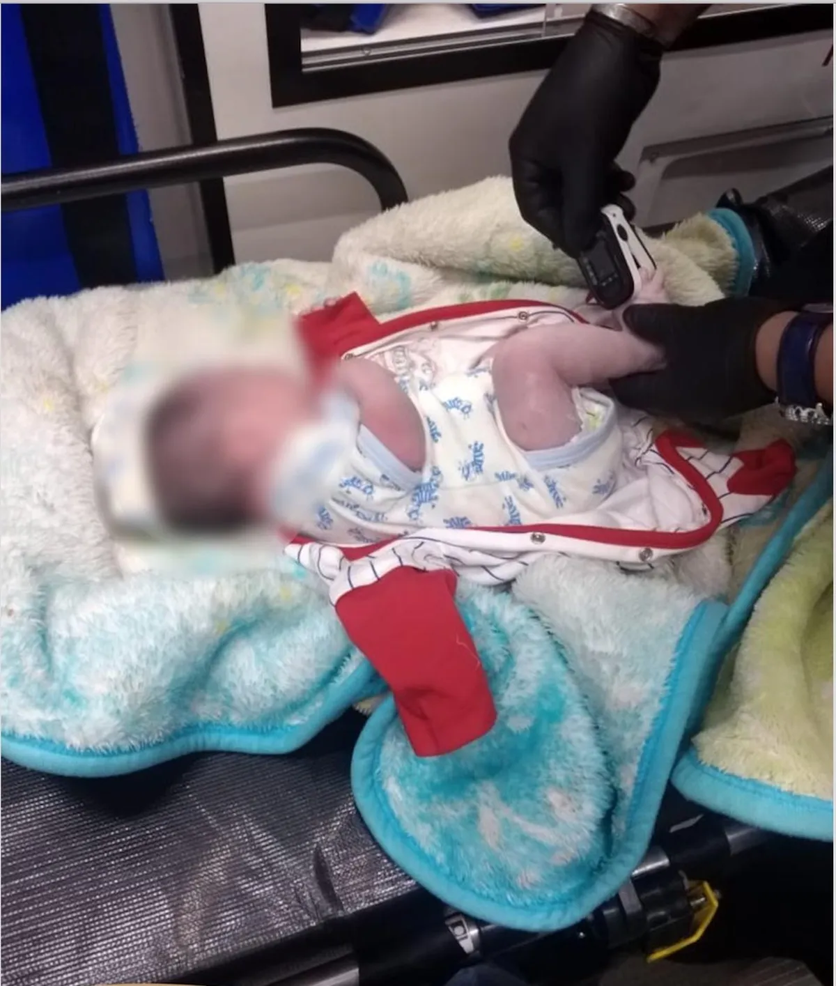 Recién nacido abandonado en Tlanepantla