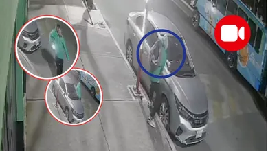 Cámaras de seguridad vecinales captaron robos de autopartes en calles de la colonia Agrícola Oriental, en la alcaldía Iztacalco.
