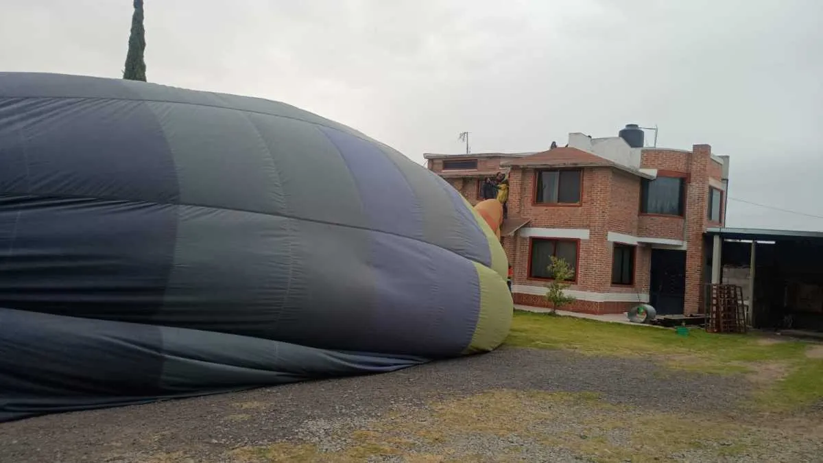 Se registran aterrizajes forzosos de globos aeroestáticos en Teotihuacán y Acolman; no hay lesionados