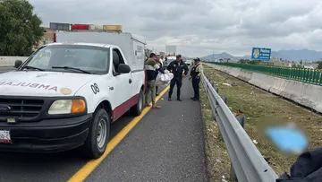 Hombre es arrollado y su cuerpo queda mutilado en la México-Pachuca