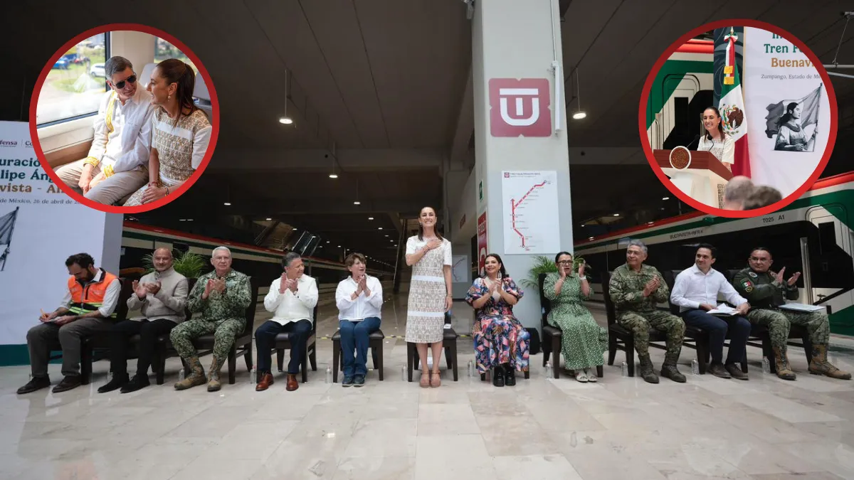 Sheinbaum inaugura Tren Buenavista-AIFA y declara “misión cumplida”