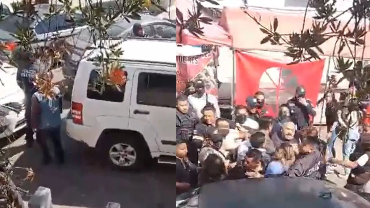 [VIDEO]Se registra enfrentamiento de policías ministeriales y estatales en Ecatepec