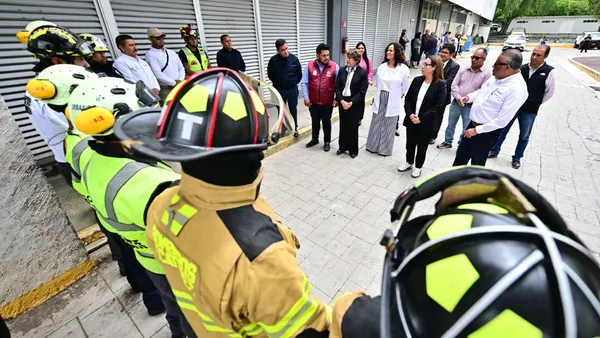Delfina Gómez visita ISSEMyM Ecatepec tras fuga de vapor