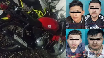 Ladrones intentan robar moto en Neza; ya fueron detenidos