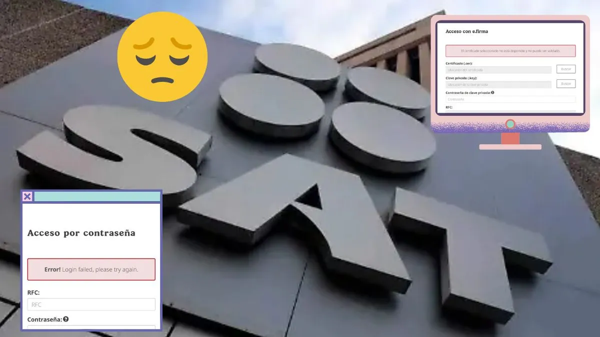 ¿Qué pasa si no puedo entrar al SAT con e-firma o RFC en el Edomex?