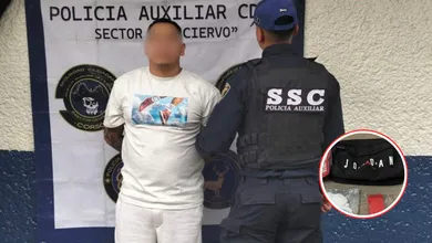 Un hombre de 36 años fue capturado por la Policía Auxiliar en la Agrícola Oriental.