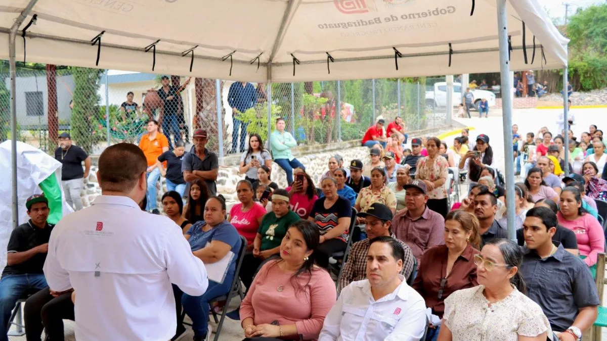 “Seguiremos beneficiando a los pueblos”; José Paz López inaugura obra pública en la comunidad de Otatillos, Badiraguato