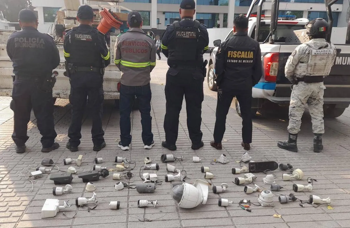 Los trabajos táctico-operativos permitieron el retiro de cámaras instaladas en postes de luz, telefonía y árboles.