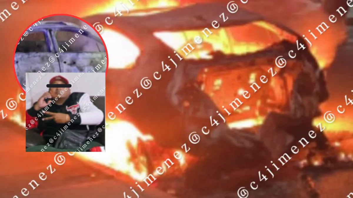 Buscan a sujeto que ordenó incendiar auto supuestamente por mandato de “El Mencho”