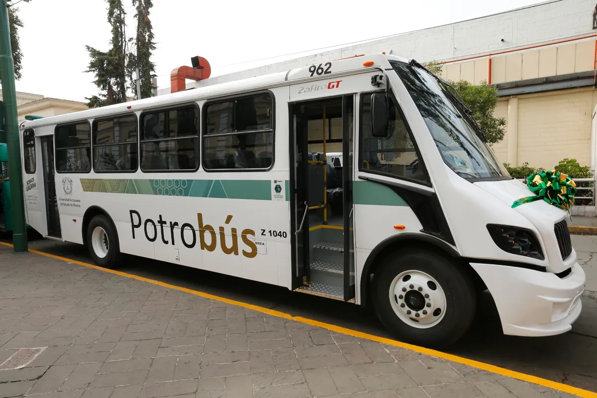 El Potrobús ahora es sustentable, además de seguro, limpio y eficiente