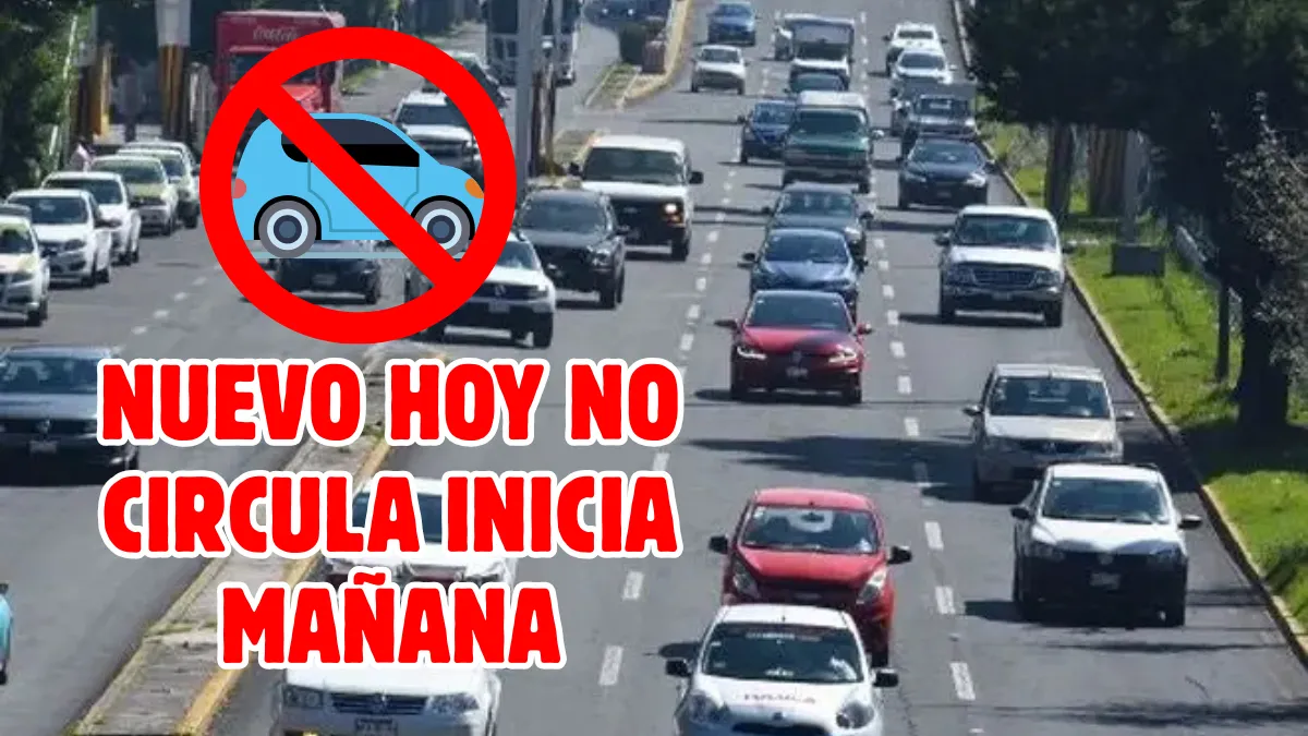 El nuevo Hoy No Circula en Toluca funcionará de lunes a sábado y se aplicará en 29 municipios del Edomex.