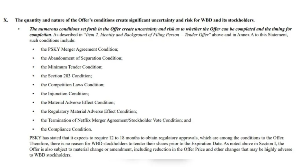 ¿Warner Bros rechaza propuesta de Paramount y se va con Netflix? Esto sabemos