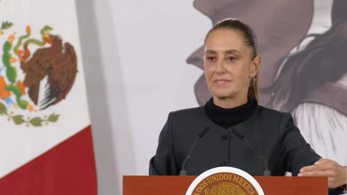 La presidenta Sheinbaum explicó que el avión militar de EU no transportaba tropas ni armas.