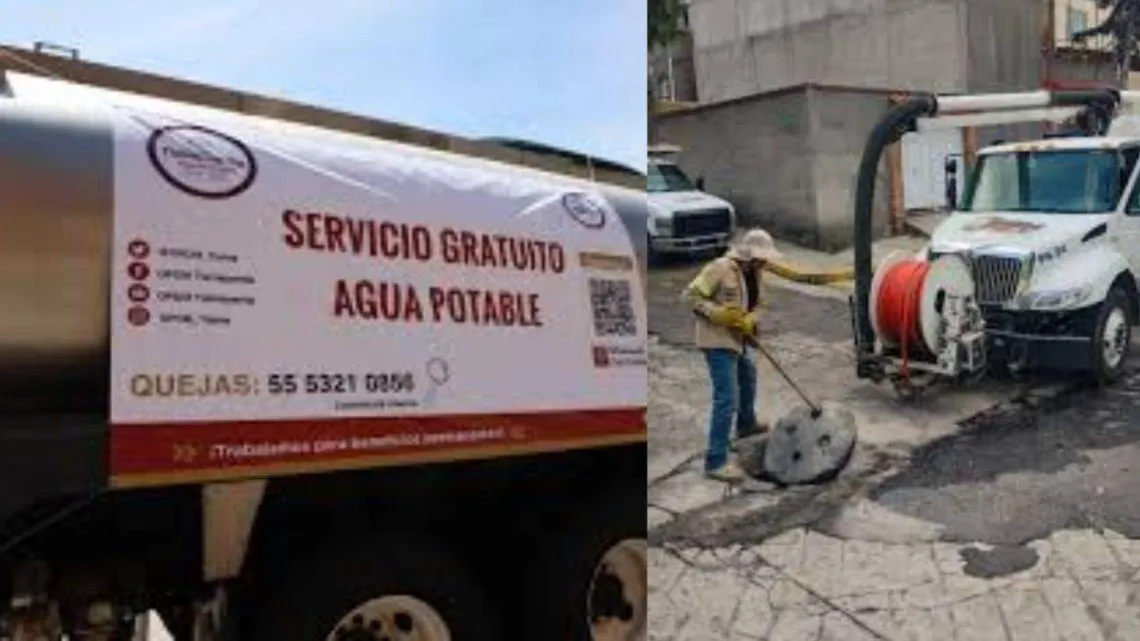 Organismos contratan pipas por reparación del Sistema Cutzamala
