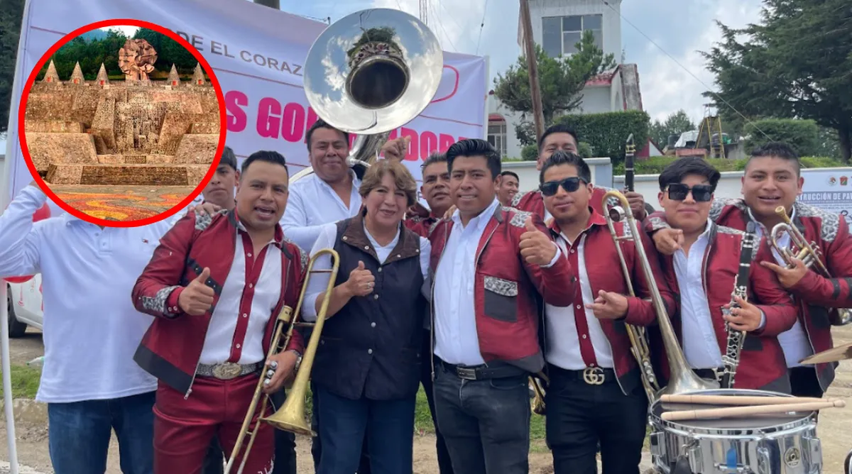 Delfina Gómez entrega rehabilitación de camino al Centro Ceremonial Otomí