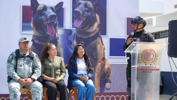 Chimalhuacán: Inauguran Unidad Canina K9 para reforzar seguridad